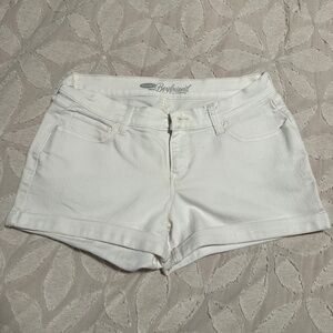 Old Navy white denim shorts, size 4 regular